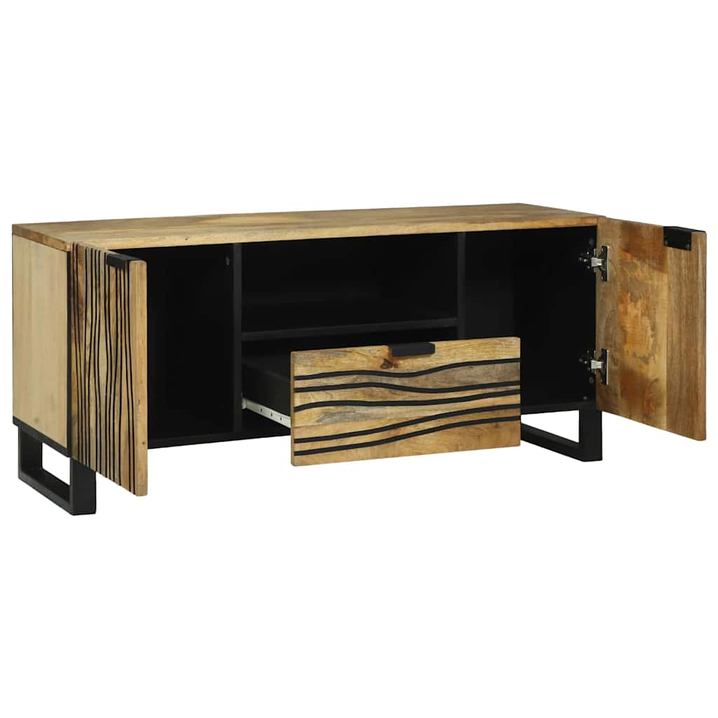 TV Units with Drawer Brown 105 x 33 x 46 cm Engineered wood