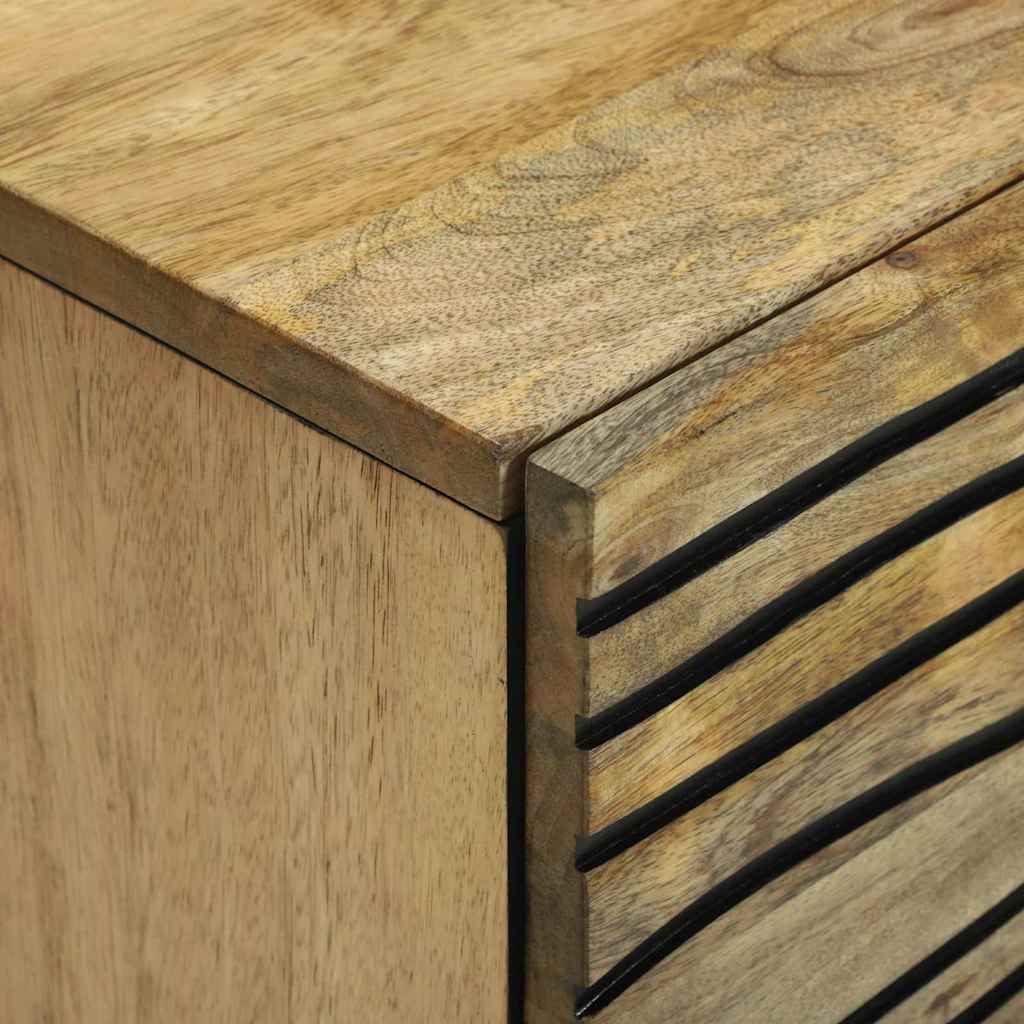 Sideboard with Drawer Brown 40 x 33 x 75 cm Solid mango wood