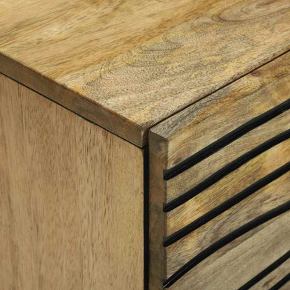 Sideboard with Drawer Brown 40 x 33 x 75 cm Solid mango wood