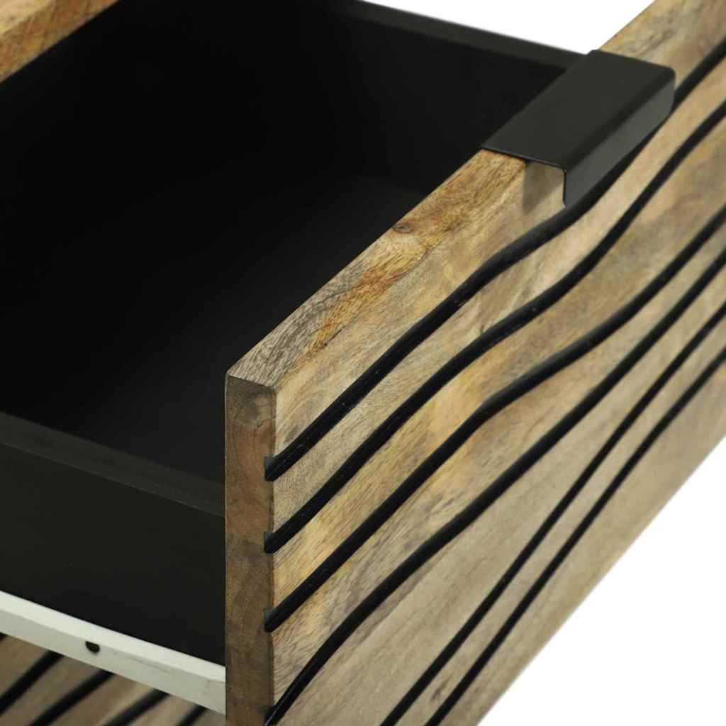 Sideboard with Drawer Brown 40 x 33 x 75 cm Solid mango wood