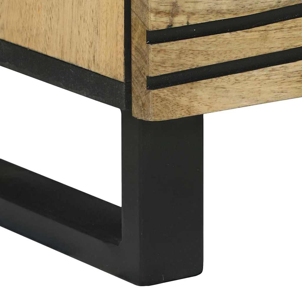Sideboard with Drawer Brown 40 x 33 x 75 cm Solid mango wood
