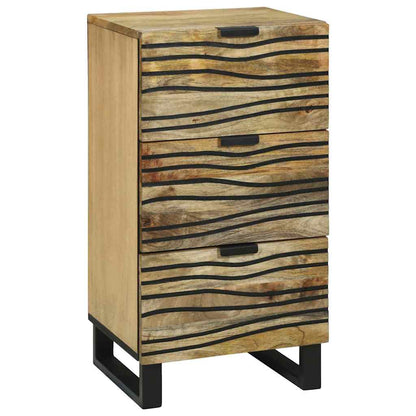 Sideboard with Drawer Brown 40 x 33 x 75 cm Solid mango wood