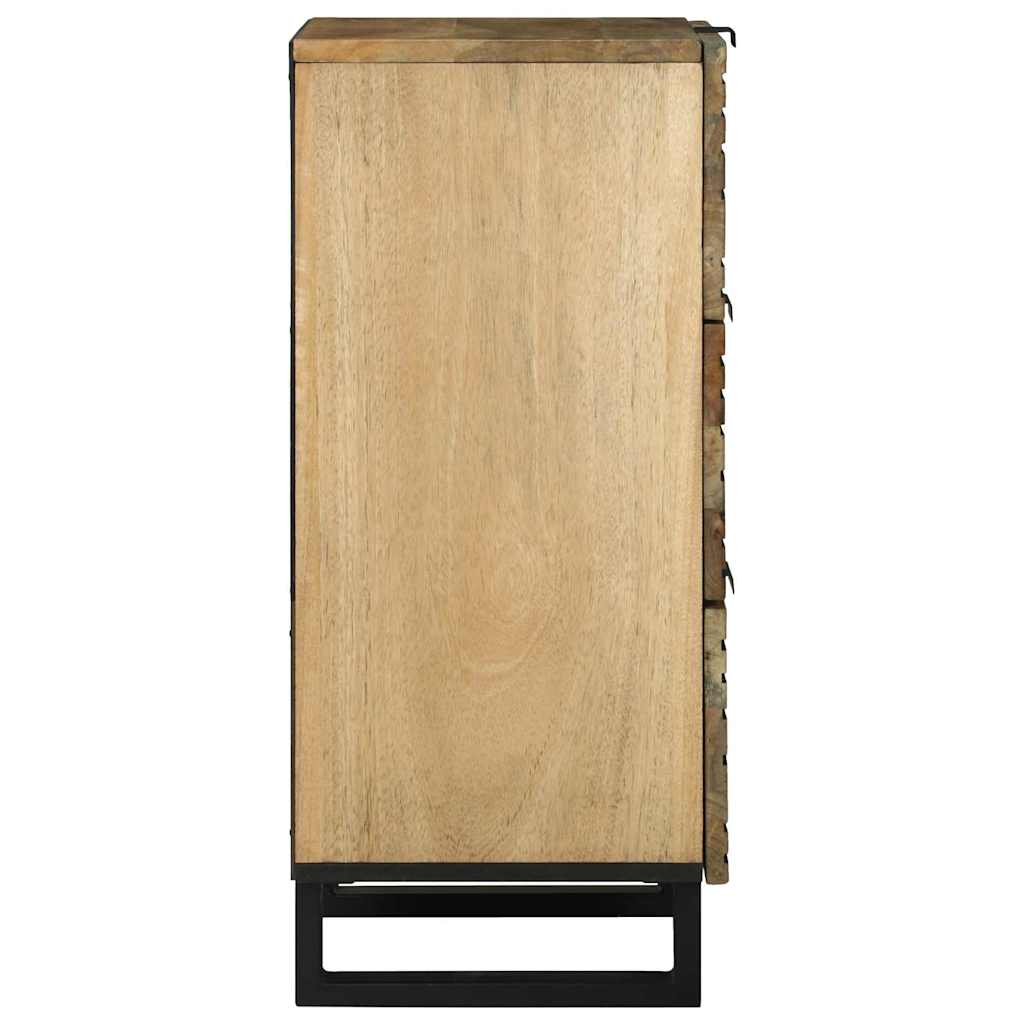 Sideboard with Drawer Brown 40 x 33 x 75 cm Solid mango wood