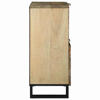 Sideboard Brown 80 x 33 x 75 cm Solid mango wood