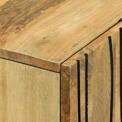Highboard Brown 60 x 33 x 100 cm Solid mango wood