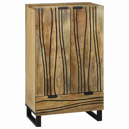 Highboard Brown 60 x 33 x 100 cm Solid mango wood