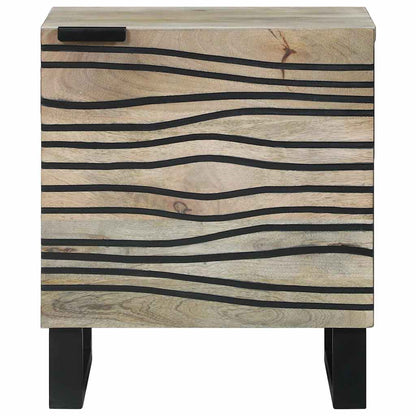 Bedside Cabinet White 40 x 33 x 46 cm Engineered Wood