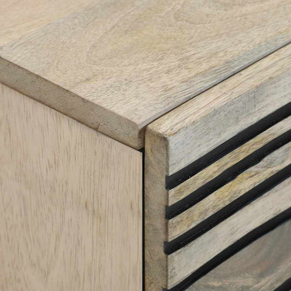 Bedside Cabinet White 40 x 33 x 46 cm Engineered Wood