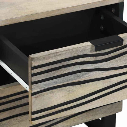Bedside Cabinet White 40 x 33 x 46 cm Engineered Wood