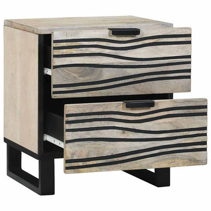 Bedside Cabinet White 40 x 33 x 46 cm Engineered Wood
