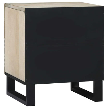 Bedside Cabinet White 40 x 33 x 46 cm Engineered Wood