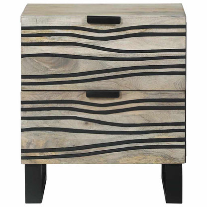 Bedside Cabinet White 40 x 33 x 46 cm Engineered Wood