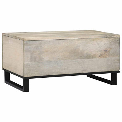 Coffee Table White 80 x 50 x 40 cm Engineered Wood
