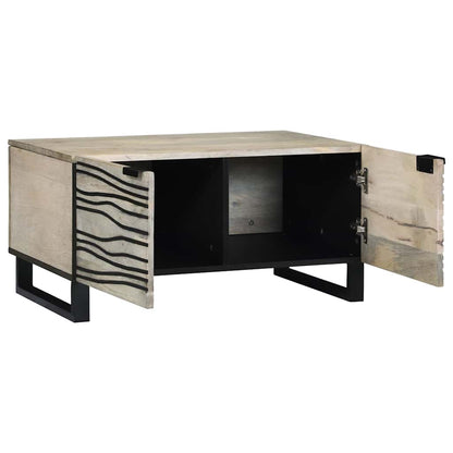 Coffee Table White 80 x 50 x 40 cm Engineered Wood