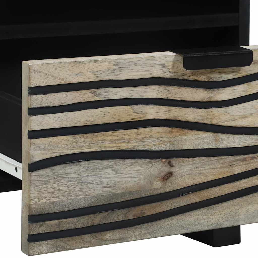 Bedside Cabinet White 40 x 33 x 46 cm Engineered Wood