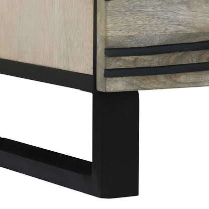 Bedside Cabinet White 40 x 33 x 46 cm Engineered Wood