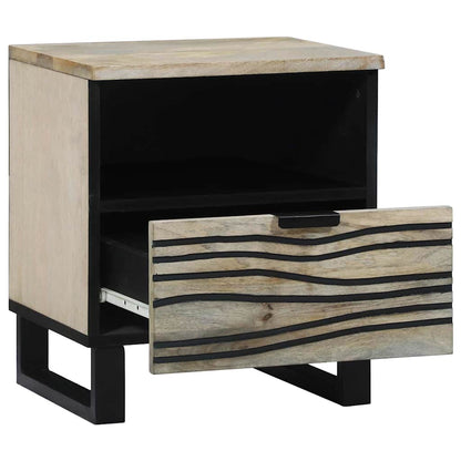 Bedside Cabinet White 40 x 33 x 46 cm Engineered Wood
