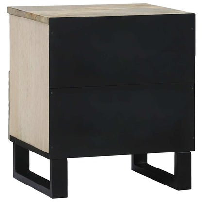 Bedside Cabinet White 40 x 33 x 46 cm Engineered Wood