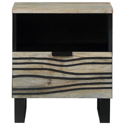Bedside Cabinet White 40 x 33 x 46 cm Engineered Wood