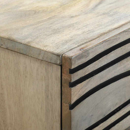 Bedside Cabinet White 50 x 33 x 60 cm Engineered Wood