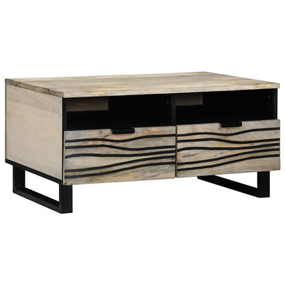 Coffee Table White 80 x 54 x 40 cm Engineered Wood