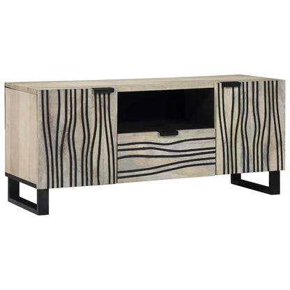 TV Units with Drawer White 105 x 33 x 46 cm Engineered wood