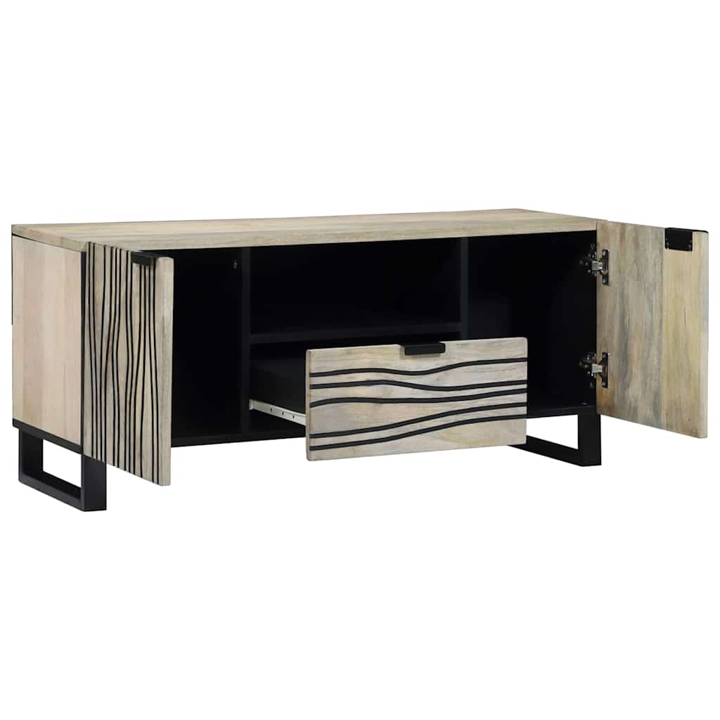 TV Units with Drawer White 105 x 33 x 46 cm Engineered wood
