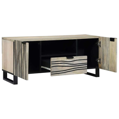 TV Units with Drawer White 105 x 33 x 46 cm Engineered wood