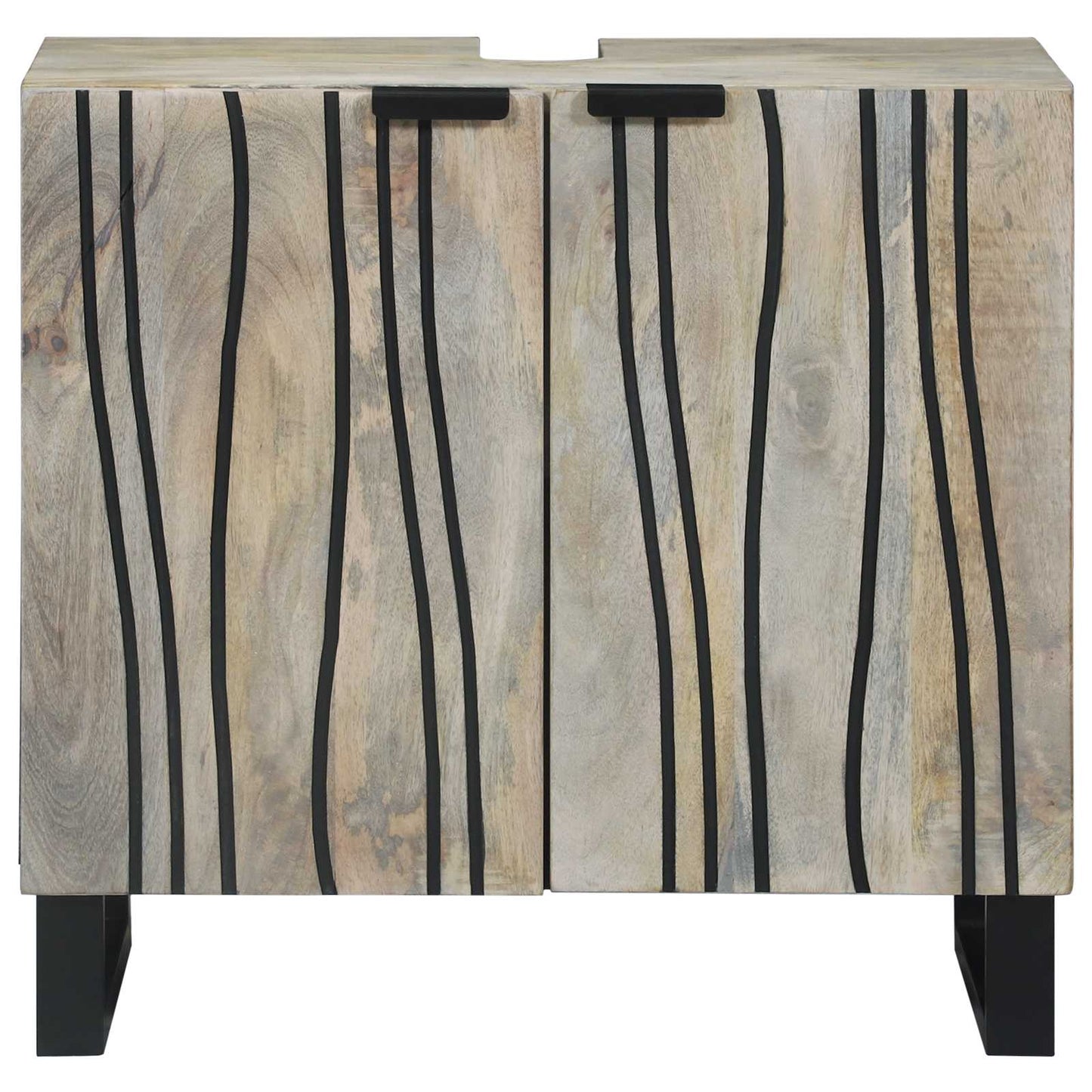 Bathroom Sink Cabinet White 62 x 33 x 58 cm Engineered wood
