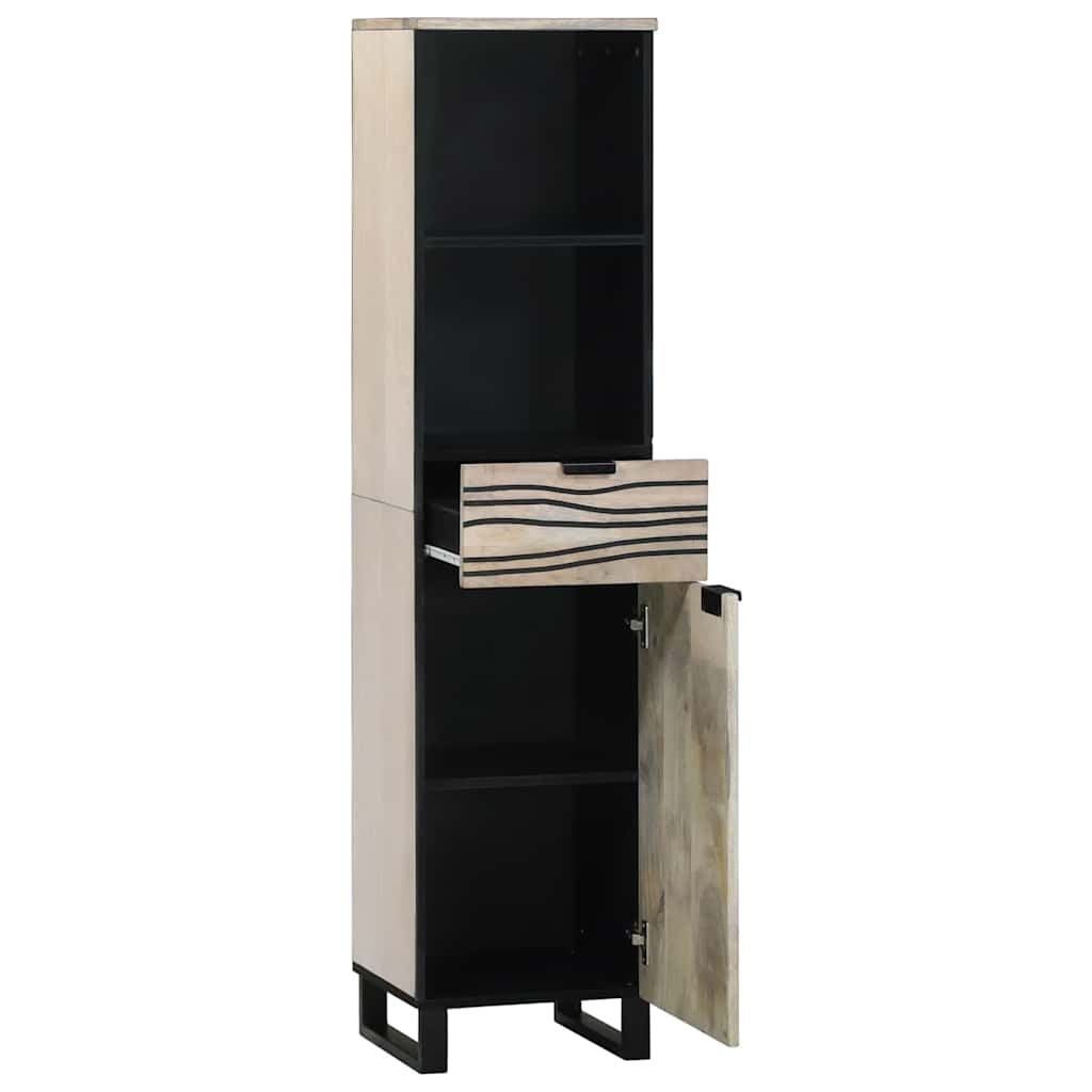 Bathroom Cabinet White 38 x 33 x 160 cm Engineered Wood