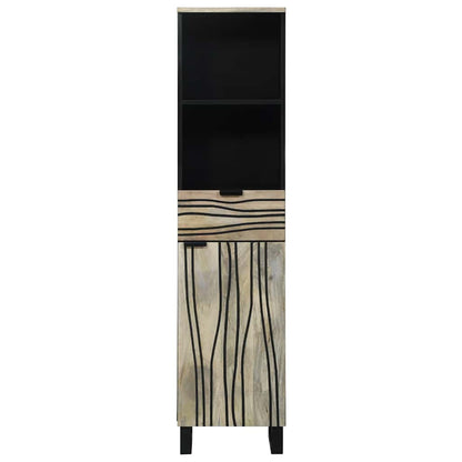 Bathroom Cabinet White 38 x 33 x 160 cm Engineered Wood