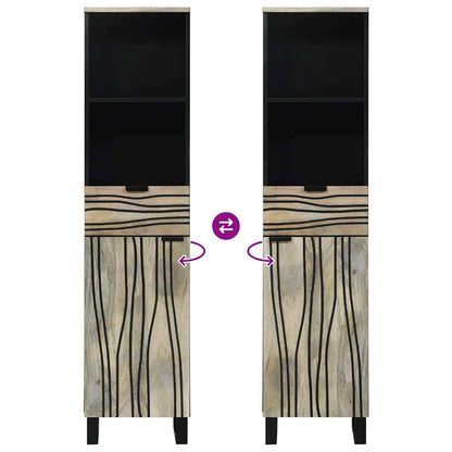 Bathroom Cabinet White 38 x 33 x 160 cm Engineered Wood