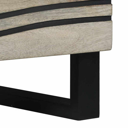 Media Storage Cabinets & Racks White and Black 40 x 33 x 75 cm