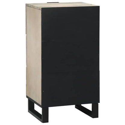 Media Storage Cabinets & Racks White and Black 40 x 33 x 75 cm