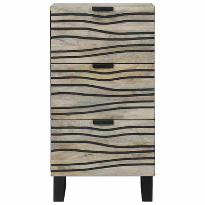 Media Storage Cabinets & Racks White and Black 40 x 33 x 75 cm