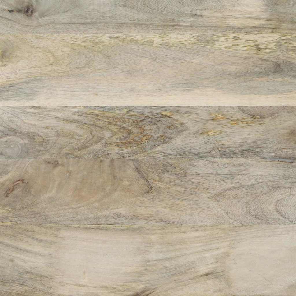 Sideboard White 80 x 33 x 75 cm Solid mango wood