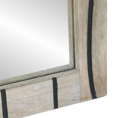 Bathroom Mirror with Mirror Brown 70 x 50 x 2.5 cm