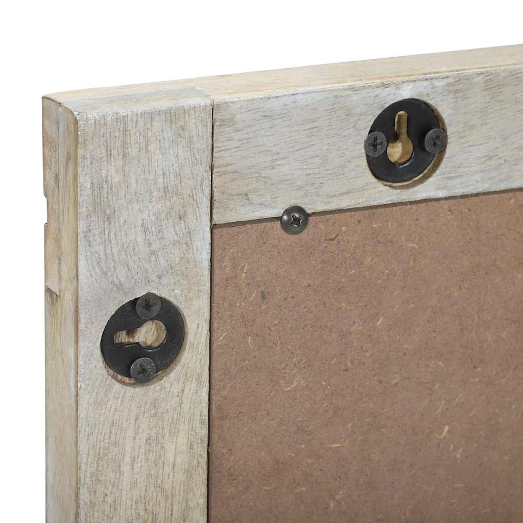 Bathroom Mirror with Mirror Brown 70 x 50 x 2.5 cm