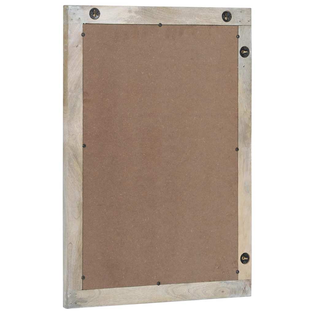 Bathroom Mirror with Mirror Brown 70 x 50 x 2.5 cm