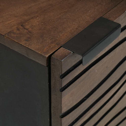 Bedside Cabinet Walnut 40 x 33 x 46 cm Engineered Wood