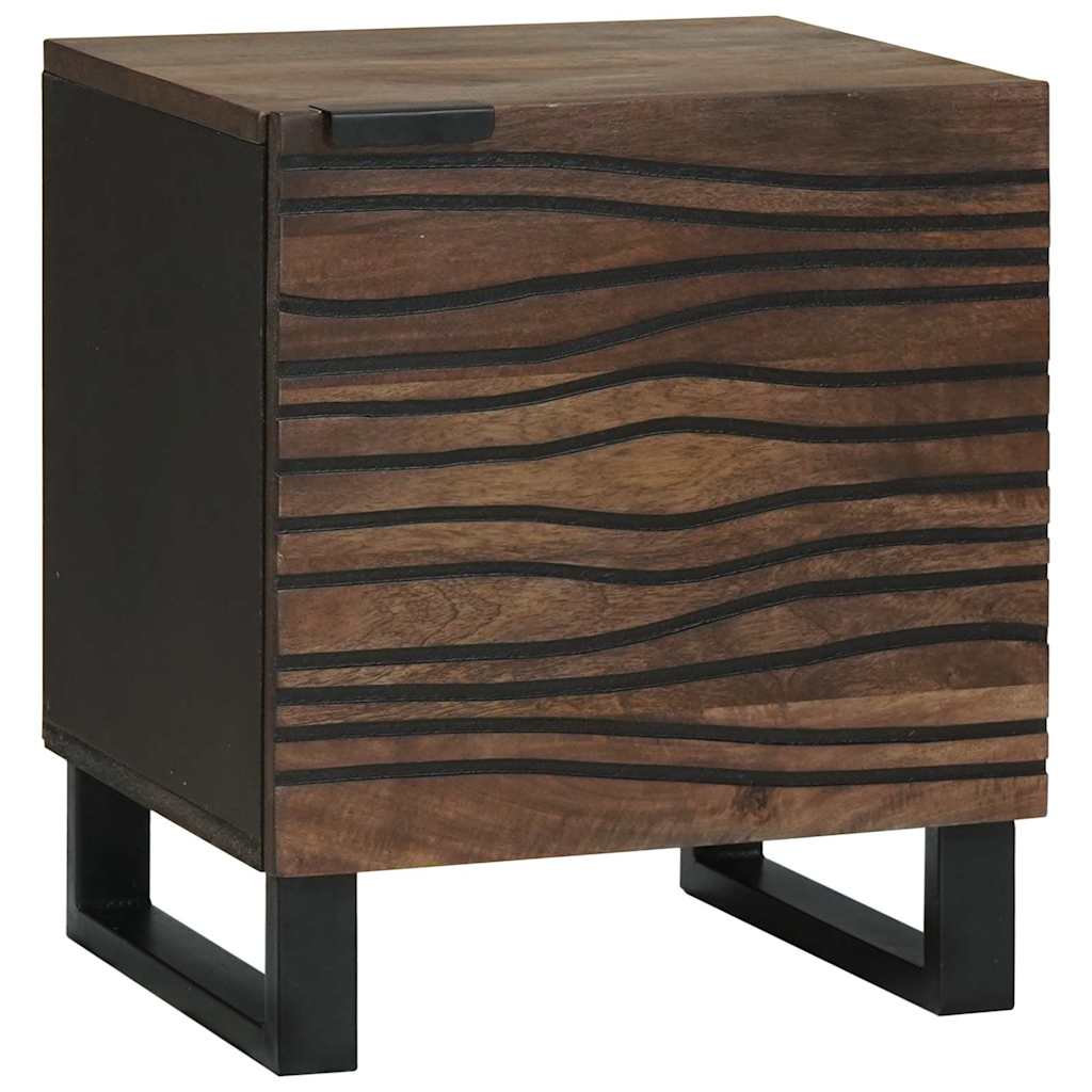 Bedside Cabinet Walnut 40 x 33 x 46 cm Engineered Wood