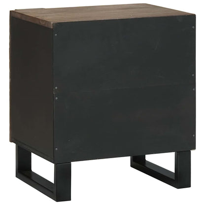 Bedside Cabinet Walnut 40 x 33 x 46 cm Engineered Wood