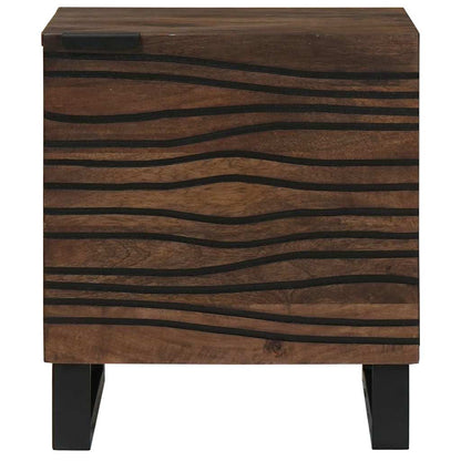 Bedside Cabinet Walnut 40 x 33 x 46 cm Engineered Wood
