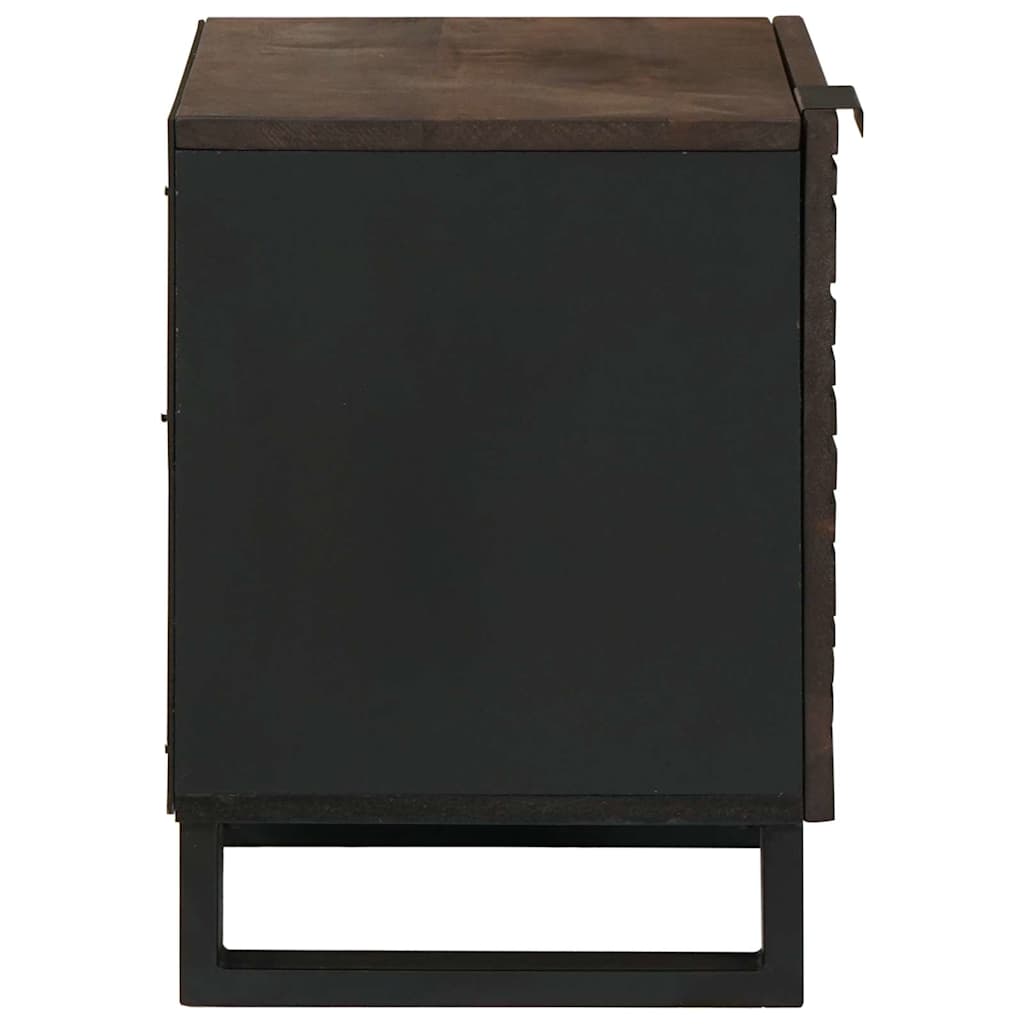 Bedside Cabinet Walnut 40 x 33 x 46 cm Engineered Wood