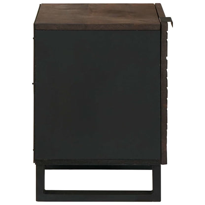 Bedside Cabinet Walnut 40 x 33 x 46 cm Engineered Wood