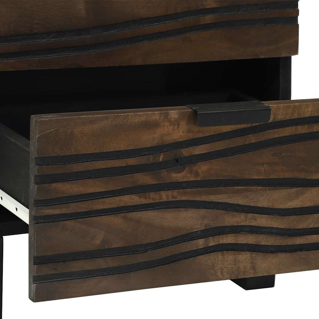 Bedside Cabinet Walnut 40 x 33 x 46 cm Engineered Wood