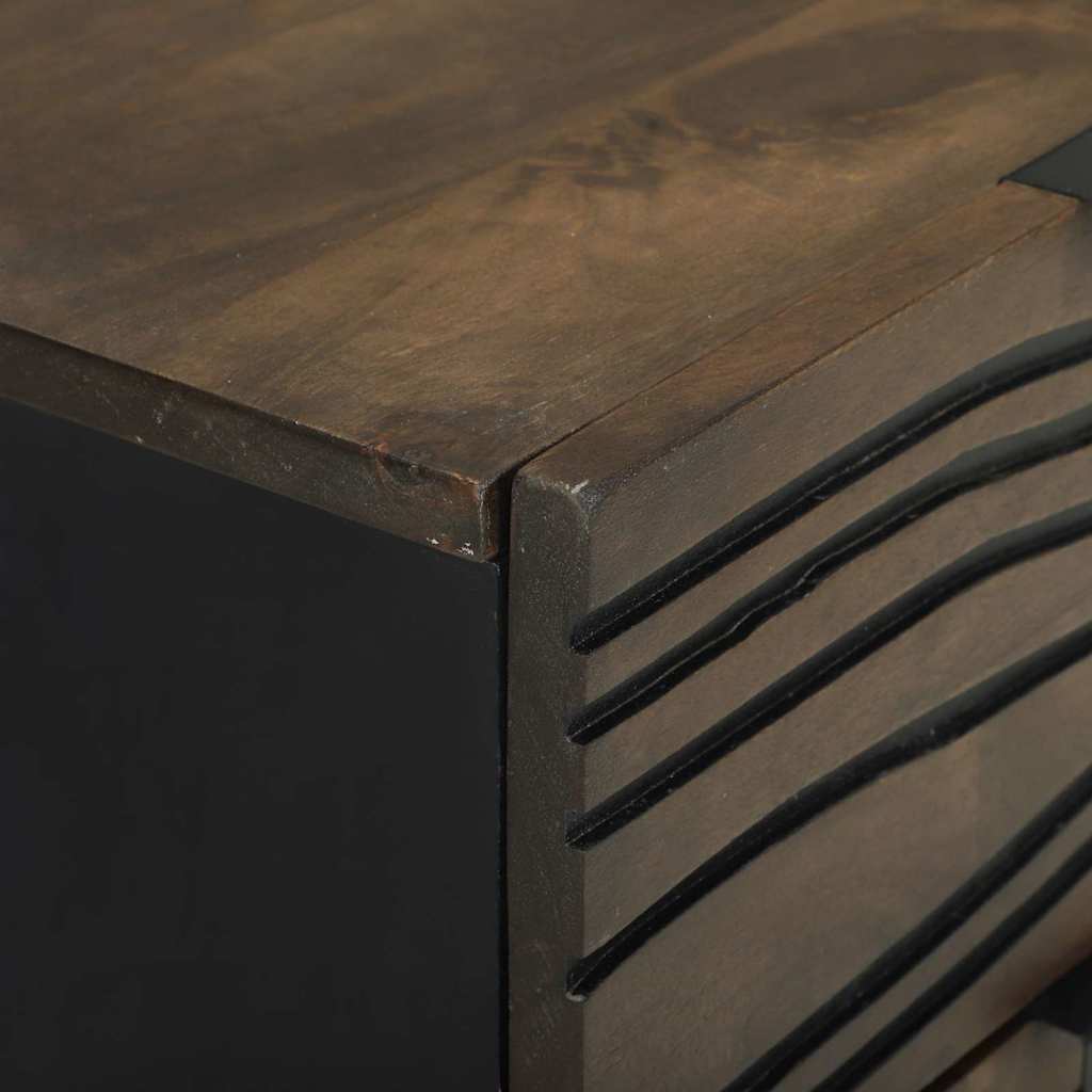Bedside Cabinet Walnut 40 x 33 x 46 cm Engineered Wood