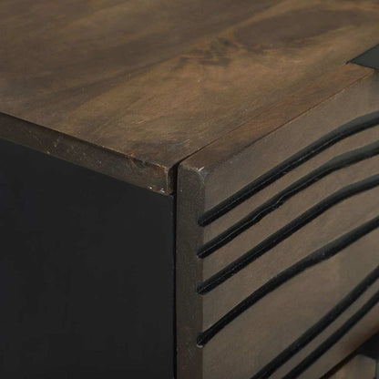 Bedside Cabinet Walnut 40 x 33 x 46 cm Engineered Wood