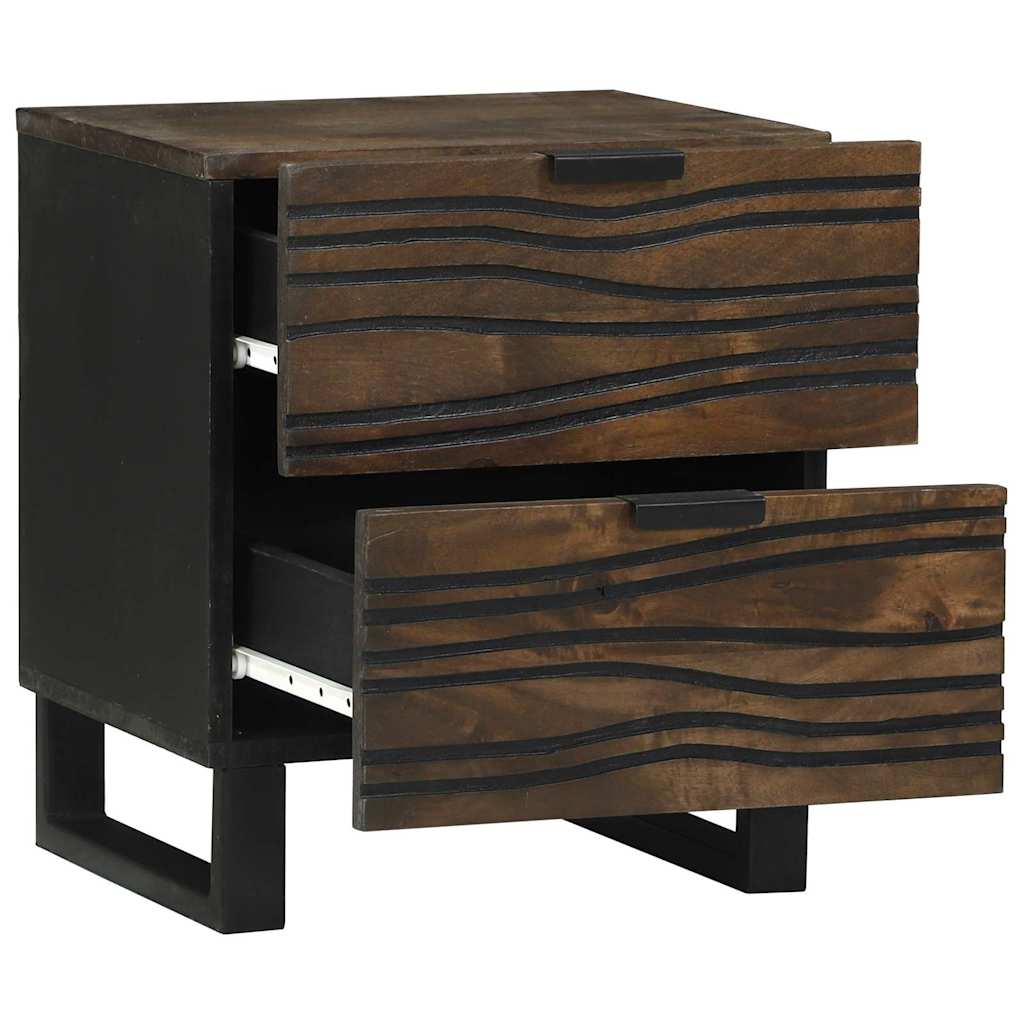 Bedside Cabinet Walnut 40 x 33 x 46 cm Engineered Wood