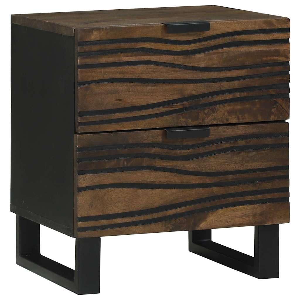 Bedside Cabinet Walnut 40 x 33 x 46 cm Engineered Wood